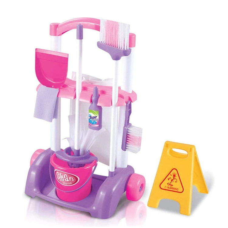 Set curatenie cu carucior si 10 accesorii