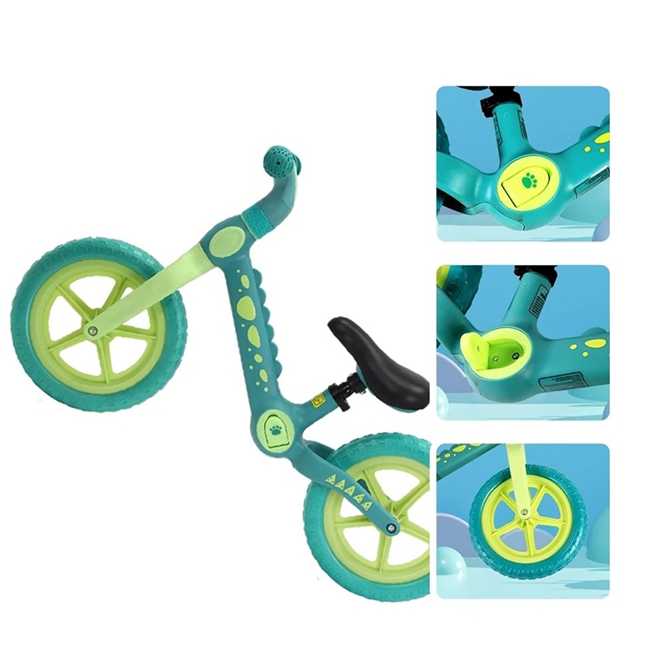 スポーツ・フィットネス BAILA BAILA DVD VOI.14 16 17 18 Bicicleta fara pedale de echilibru Dinozaur - Verde - helgatoys.ro