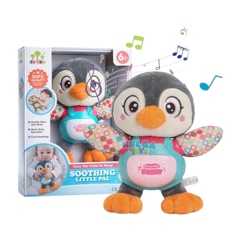 Pinguin de Plus cu Lumini si Sunete